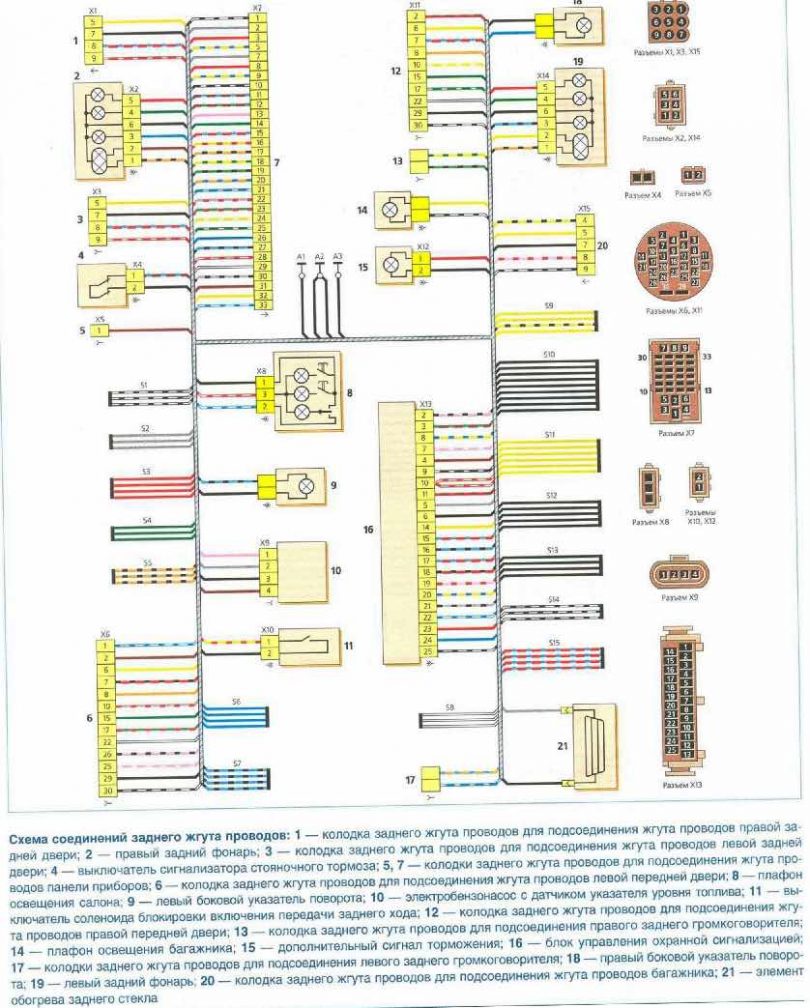 Апс 6 калина распиновка