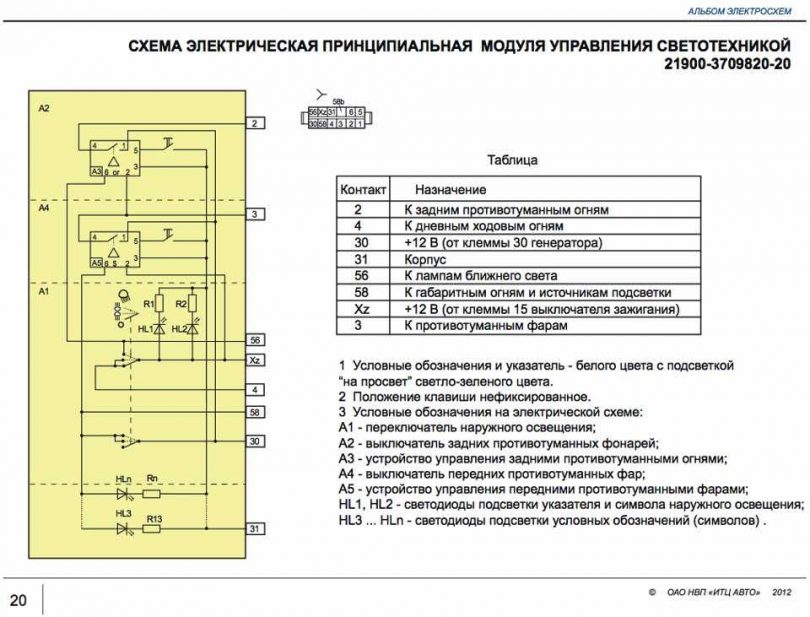 Распиновка прикуривателя калина 1