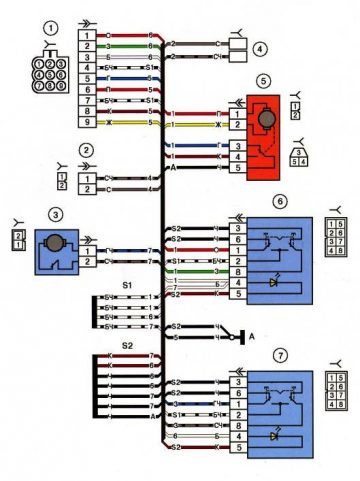 Схема салонной проводки ваз 2114