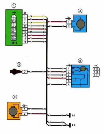 Подключение проводов ваз 2114