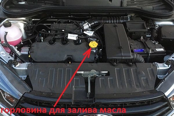Замена масла двигателя, расход масла Лада Веста (Lada Vesta)